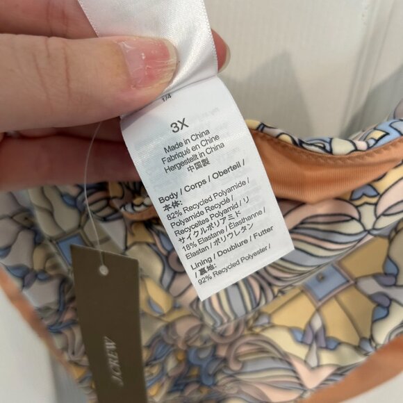 J. Crew NWT Curved-waist Cheeky Bikini Bottom, 3X - Picture 5 of 7